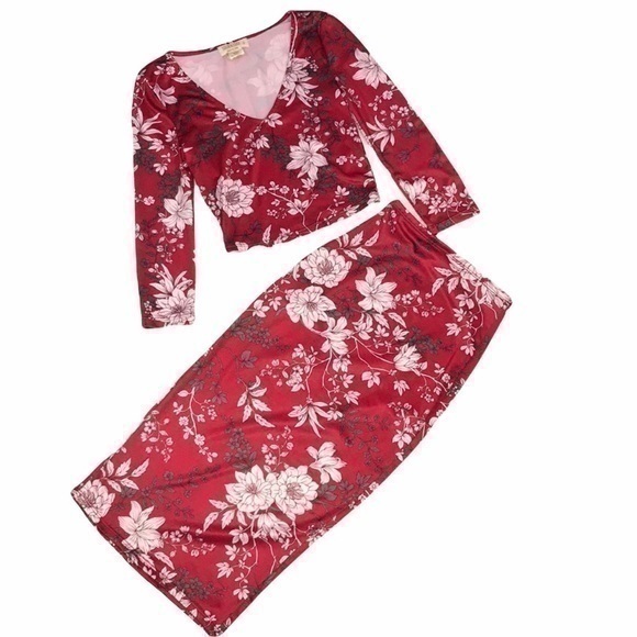 Golden State Dresses & Skirts - Golden State Floral Skirt Set